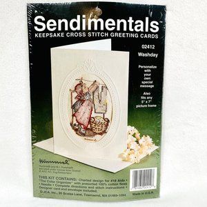 Sendimentals Hummel Cross Stitch Greeting Card - New